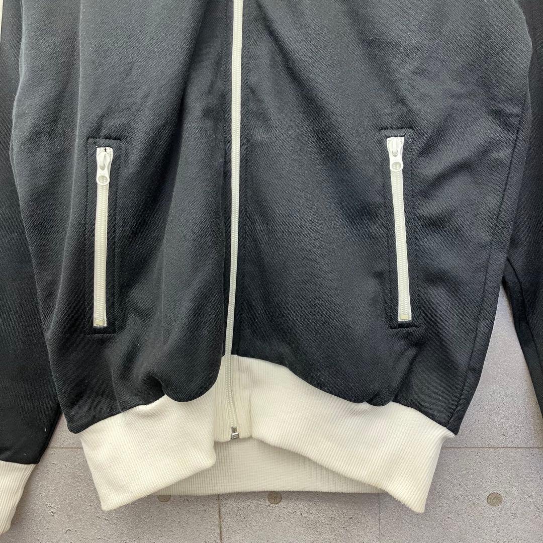 希少 adidas アディダス 00Ｓ ジャージ トラックトップ ハイネック 黒