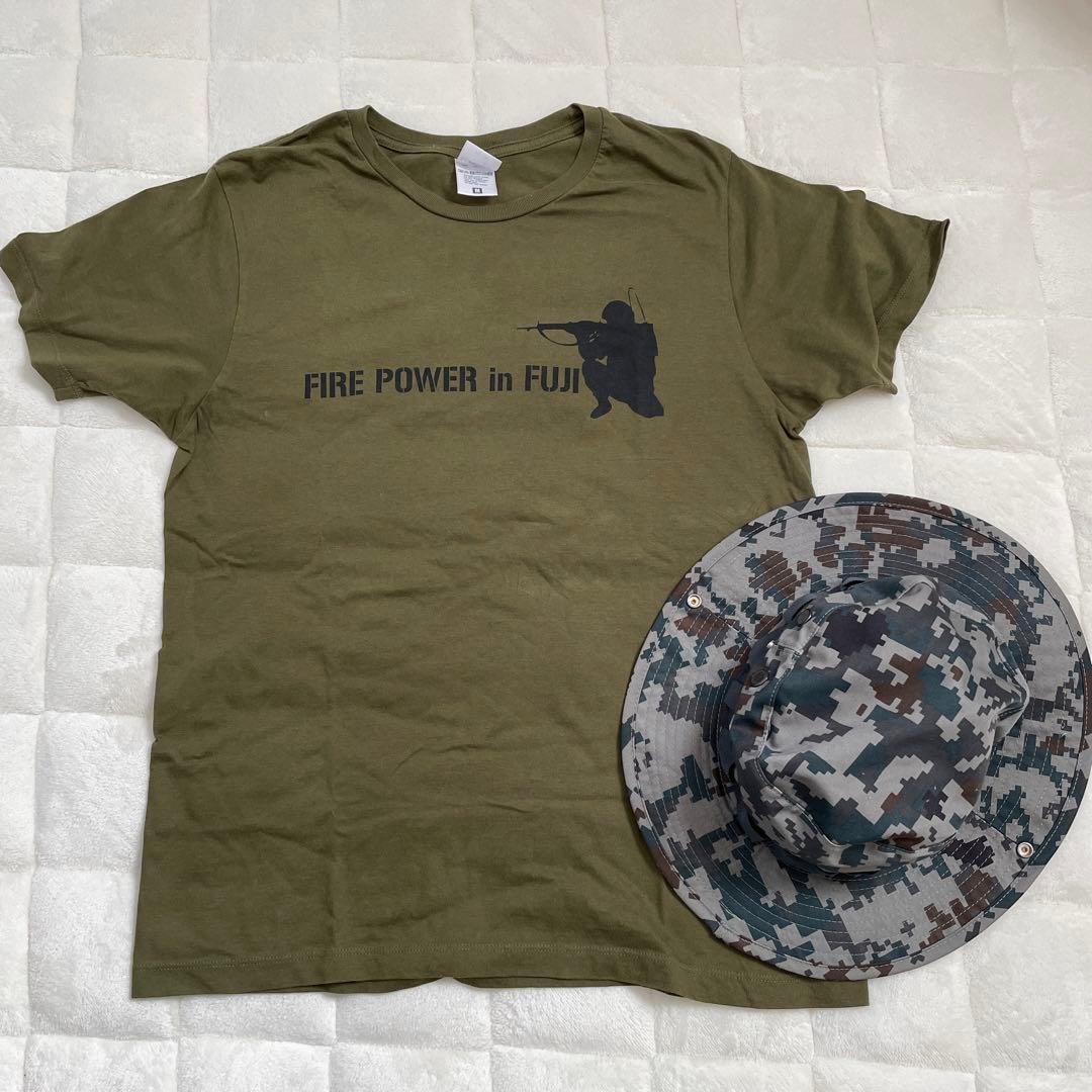 陸上自衛隊　富士 火力演習 Tシャツ ブッシュハット