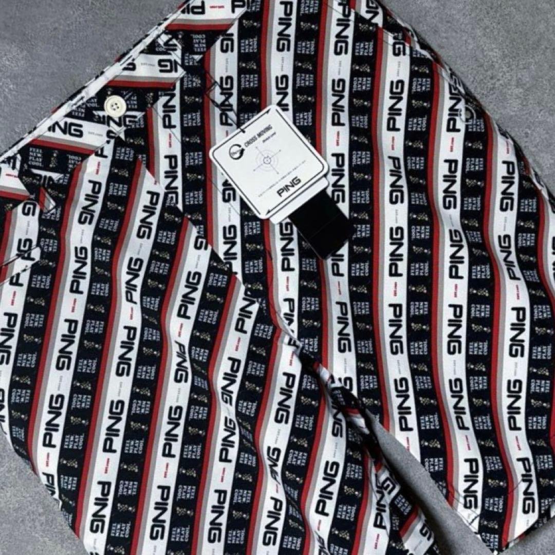 【新品】 PING ピン ハーフ パンツ ゴルフウェア メンズ タグ付き 総柄